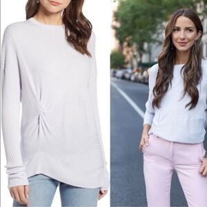 Something Navy knotted sweater